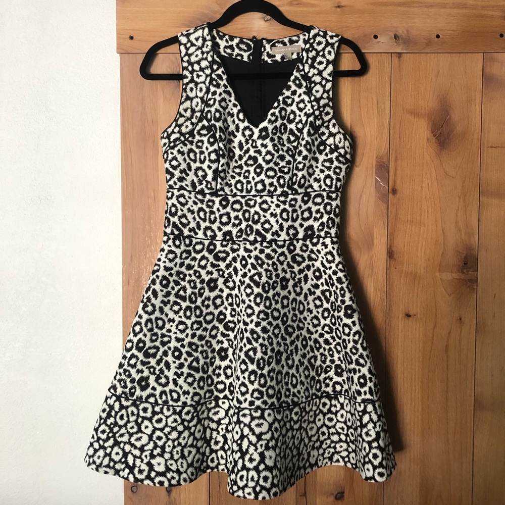 Cheetah/Zebra Mashup A-Line Dress